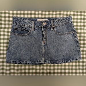 Hollister Denim Mini Skort